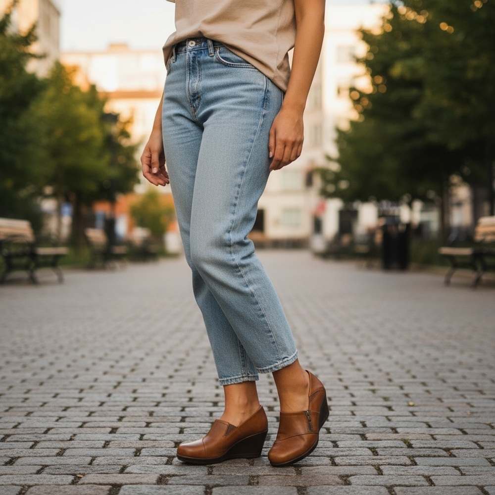 Dansko Brown Wedges